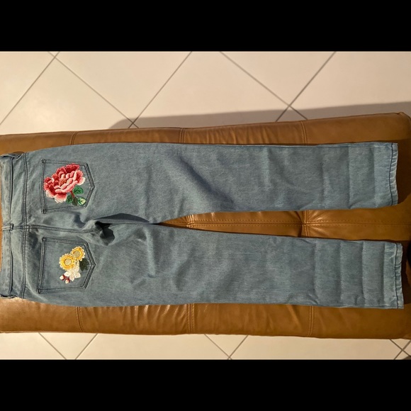 French Connection Floral Embroidered Jeans - Picture 3 of 8